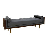 Maxwell Leather Bench