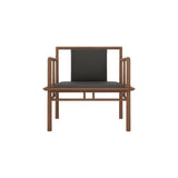 Ming Leather Lounge Chair